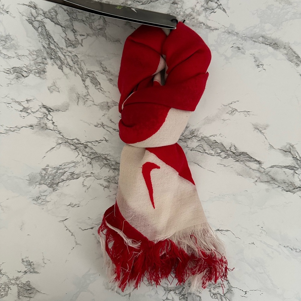 Nike USA World Cup Olympics Wool Scarf Red White & Blue Unisex One Size